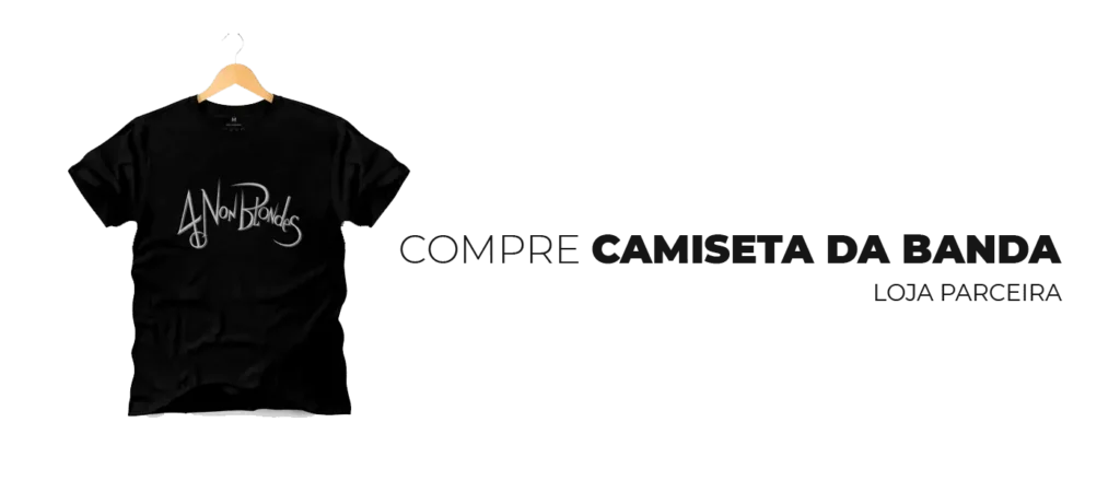 Camiseta da banda Four Non Blondes - 4 Non Blondes